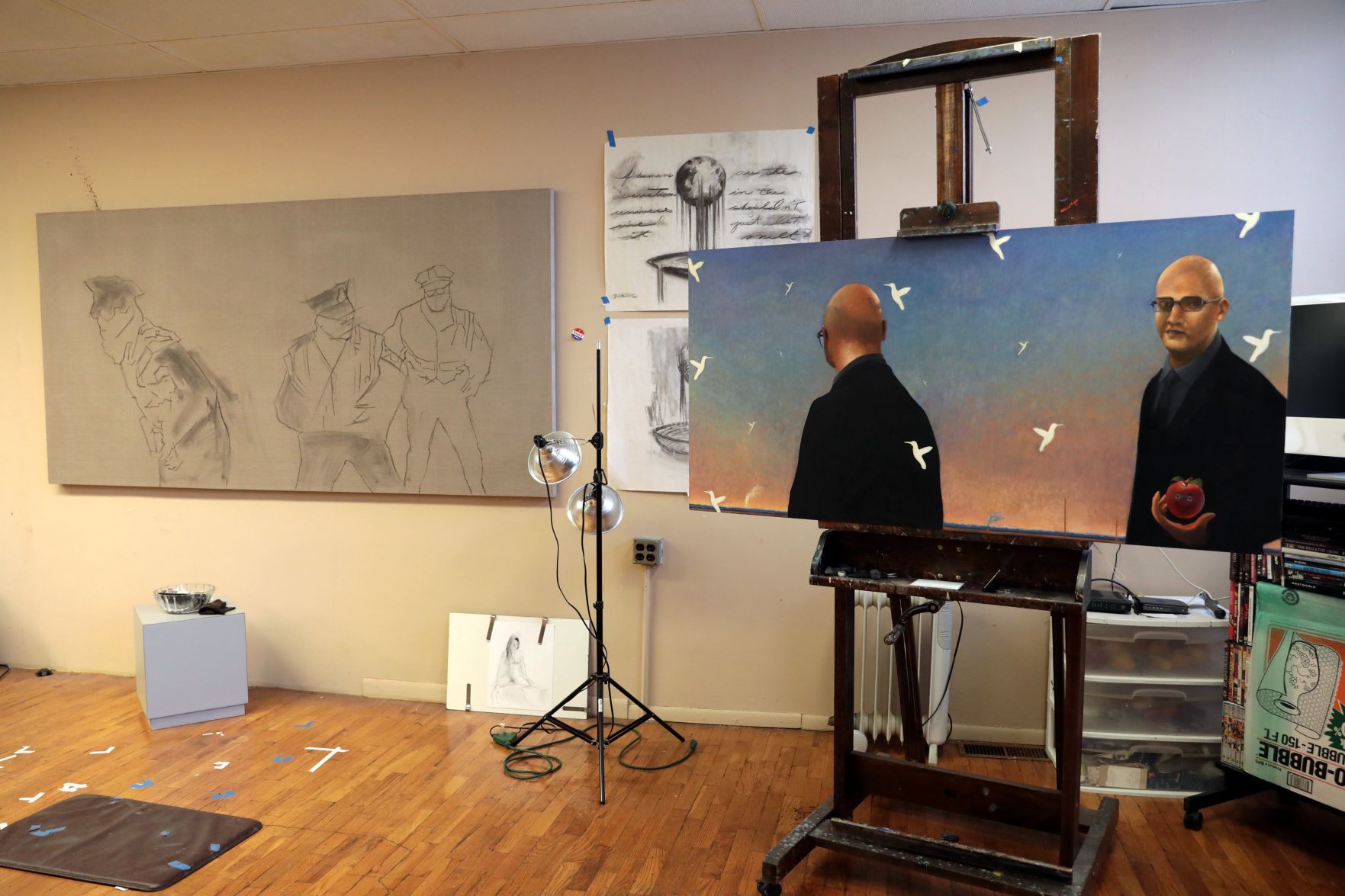 At Home with David and Mary Beth Ottinger in Bevo Mill artist's studio
